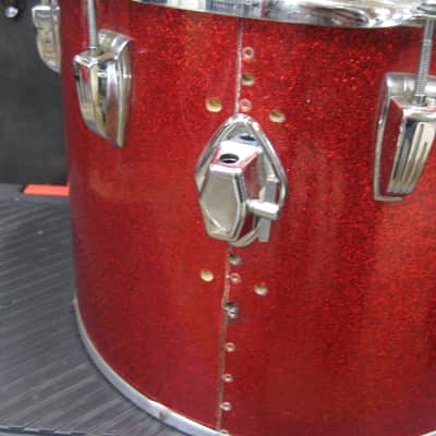 Ludwig 12X16" Concert Tom Late 70's - Red Sparkle image 7