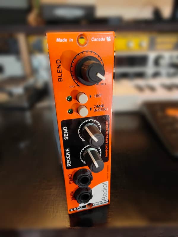 Radial EXTC 500 Series Reamp / Guitar Effects Interface Module 2010s - Orange image 1