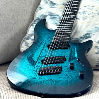 Aristides 070s - Dark Teal Crystalized Burst Custom image 2
