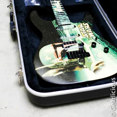 Fernandes Retro Rocket Star Wars Boba Fet Guitar grlc1980 image 8