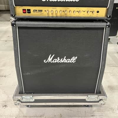 Marshall JCM 2000 DSL 100 Dual Super Lead Amp Head with 1960A Cabinet full stack - Black w/ Road Case image 1