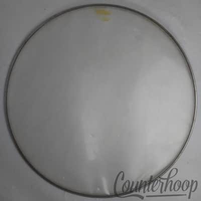 Ludwig 16"Weather Master Snare Drum Resonant Thin Head Parade Marching Script US image 1