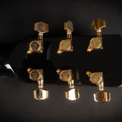 1989 Sigma by Martin DM-4B - Black | Korea Vintage Dreadnought Acoustic Guitar Solid Top | Case image 16