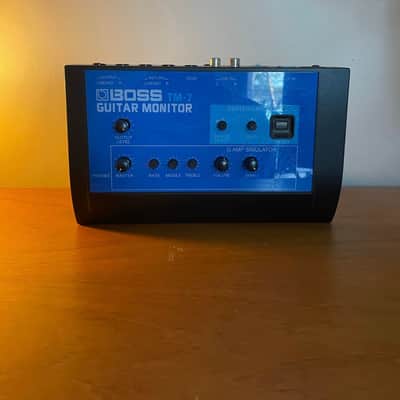 Boss TM-7 Guitar Monitor 1995 - 1996 - Blue image 3