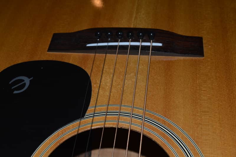 Gorgeous Vintage 1970's Epiphone Excellente FT-550 Acoustic Guitar