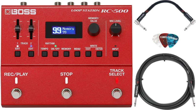 Boss RC-500 Loop Station w/ Instrument Cables image 1