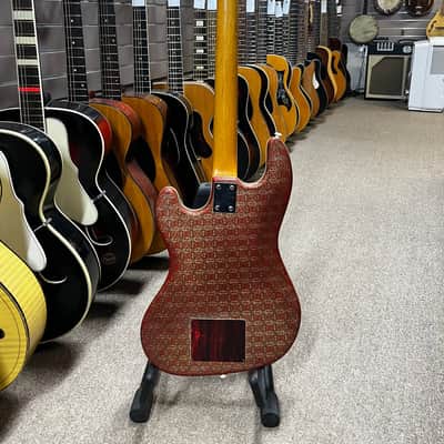 Hofner Galaxie 176 Red Brocade-Texture Vinyl 1960s Electric Guitar image 2