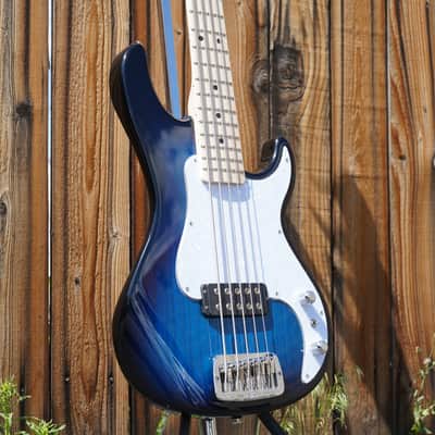 G&L USA Fullerton Deluxe Kiloton 5 Blueburst/Maple Neck 5-String Electric Bass Guitar w/ Deluxe Gig Bag (2025) image 6