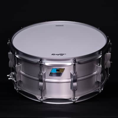 Ludwig 14"  x 6.5" Limited Acrolite Satin Chrome Snare Drum image 2