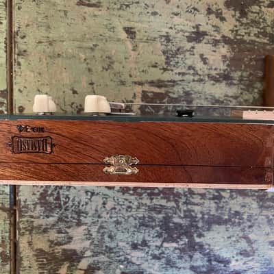 Taconic #221 String Electric Cigar Box Mandolin - Padron Damaso - Sherwood Green - Video image 9