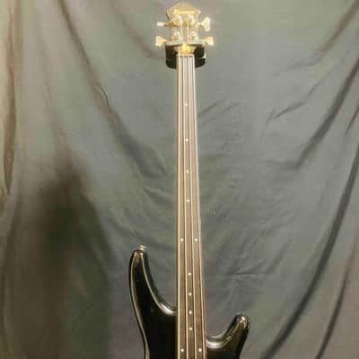 Ibanez MC2924 1987 Black Fletless through neck Electric Bass image 7