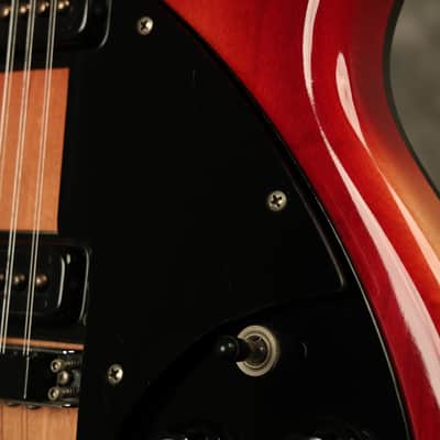 1995 Rickenbacker 360/12 string BT Fireglo w/BLACK hardware + binding!!! image 7