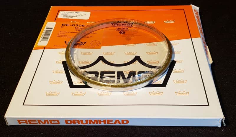 Remo Emperor Clear Drum Head 6" image 1