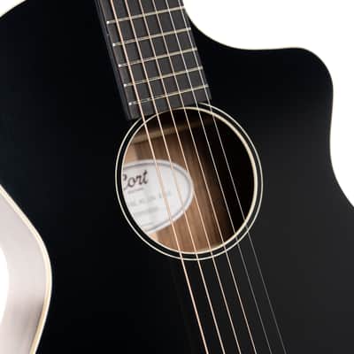 Cort CORE-MC Ovangkol Black Top Semi Gloss w/Gigbag (B Stock) image 5