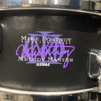 Tama - 5x12" Mike Portnoy Signature MP125 Melody Master Snare Drum - Hammered Flat Black 2000s–early 2010s image 2