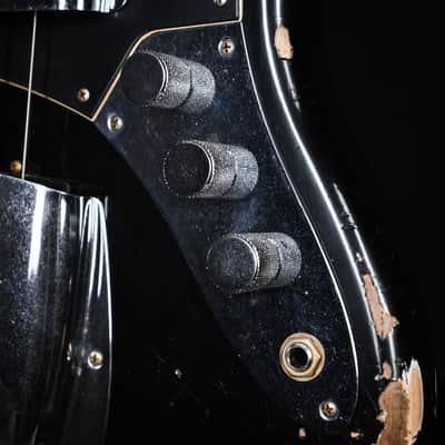 2024 Fender Custom Shop LTD ’64 Jazz Bass Heavy Relic *VIDEO* | Aged Black | Ash Body | Block Inlays image 10
