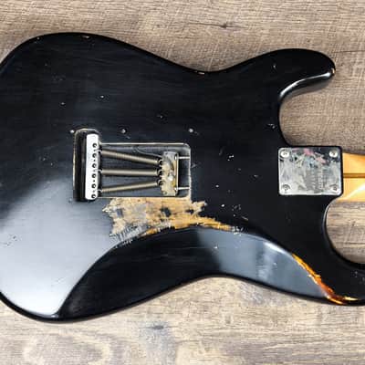 MyDream Partcaster Custom Built -Gilmour's Black Strat Spirit image 9