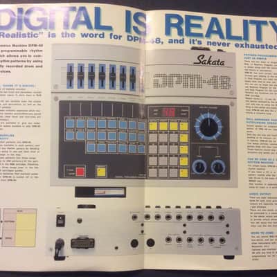 Sakata DPM-48 Drum Machine brochure 1983 image 2