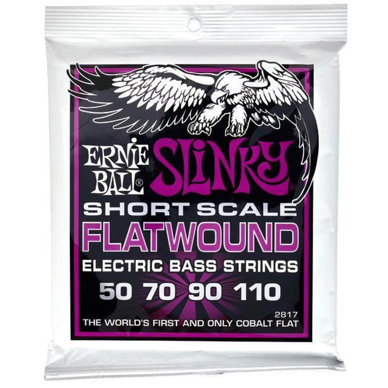Ernie Ball - 2817 Slinky Short Scale Flatwound El Bass 50-110 image 1