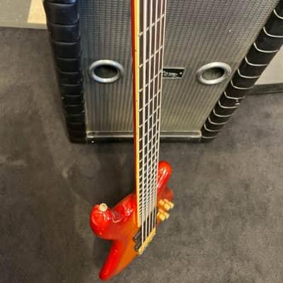 Schecter Diamond Series Elite-5 Active 5-String Bass Cherry Sunburst image 6