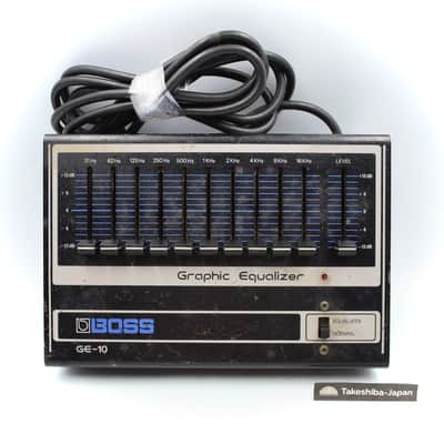 Boss GE-10 Graphic Equalizer Made in Japan Vintage Guitar Effect Processor 030230