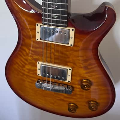 Paul Reed Smith PRS Custom 22 10 TOP Stoptail 1998 Vintage amber QUILT Cherry Sunburst Dragon II image 8