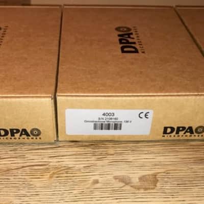 3x DPA 4003 versatile omnidirectional microphones, factory matched w/ consecutive serial numbers image 9