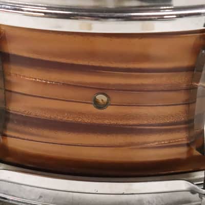 Pearl 5.5x14" 8-Lug Tiger Eye Pearl Snare Drum Vintage 1960's MIJ image 7