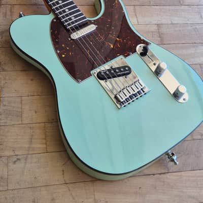 Fender American Ultra Luxe Telecaster 2022 - Transparent Surf Green image 3