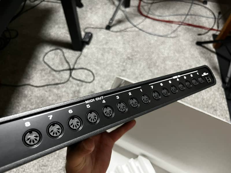 MOTU MIDI Express 128 USB MIDI Interface 2006 - Present - Black image 1