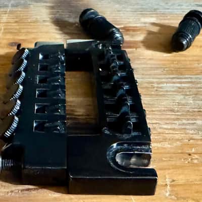 Schaller 456 stud mount adjustable bridge with fine tuners image 3
