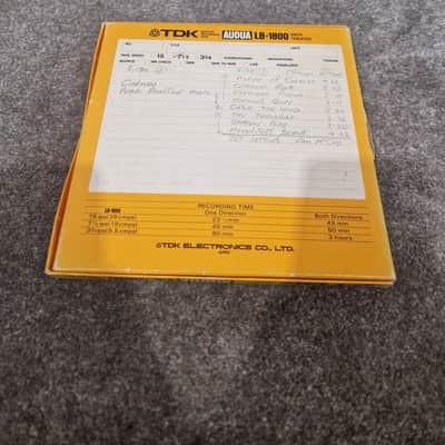 Soda – Britpop Band Collectible Broadcast Cue Master Tape – Very Good w/ Handwritten Program Notes image 5