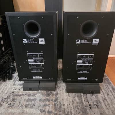 JBL 308P MkII 2-Way 8" Active Nearfield Studio Monitors (Pair) 2010s - Black image 2