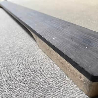 Maple Wood 4 String Jazz Bass Style Neck, Fretless Rosewood Fingerboard image 8
