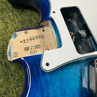 MINTY ! 2021 Fender Limited American Ultra Strat HSS - Denim Burst - GC Limited Edition - 8lbs - Lollar Upgraded P90 Pick-Ups image 13