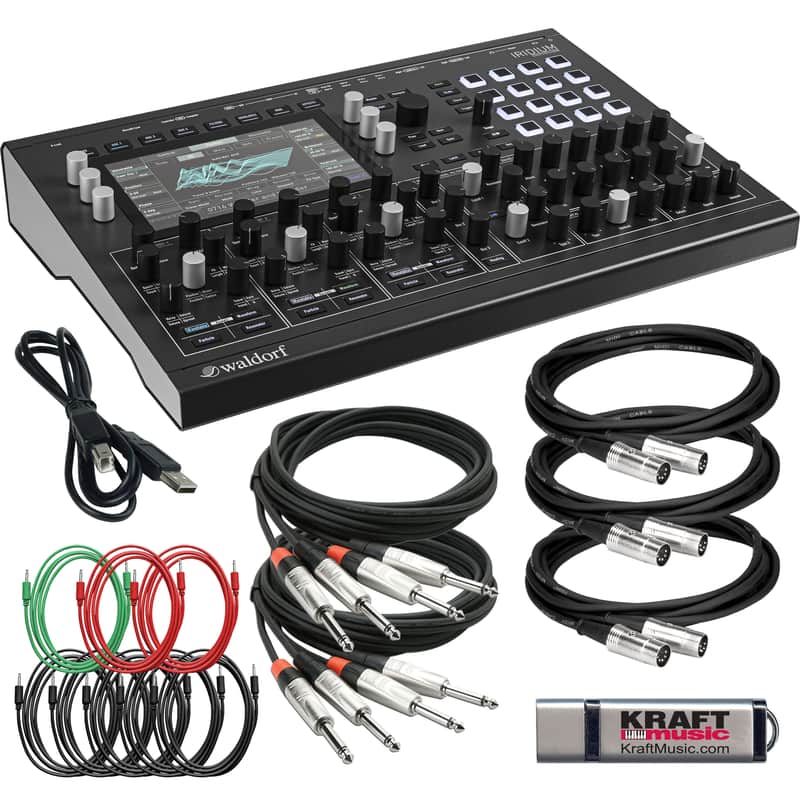 Waldorf Iridium Digital Polyphonic Desktop Synthesizer - Cable Kit image 1