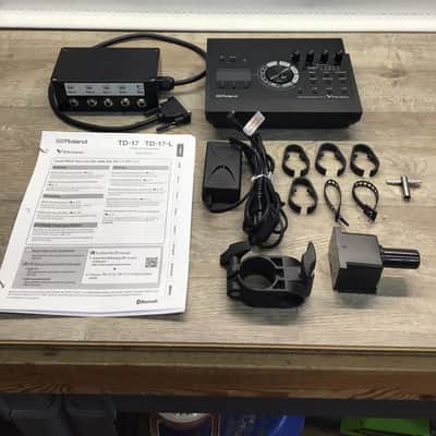 Roland TD-17 Drum Sound Module w/ Breakout Box (Replaces Cable Snake) & Extras