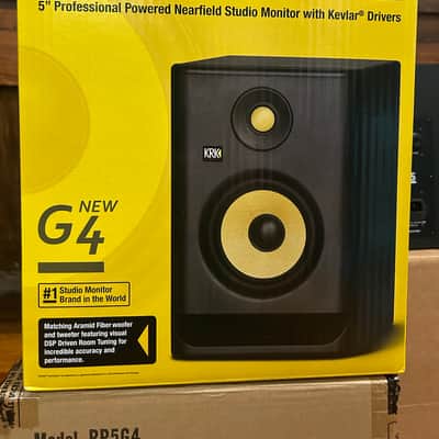KRK ROKIT5 Professional Powered Nearfiel Studio Monitor Pair with Kevlar Drivers. - BLACK image 8