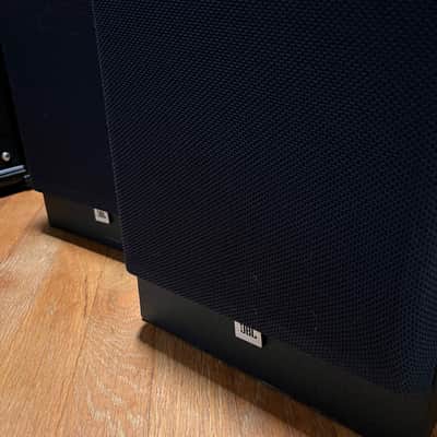 US-Made 90's JBL G200 bookshelf speakers (pair) in black image 1