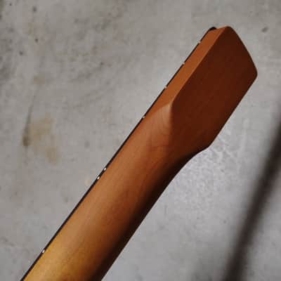 Roasted Maple Strat Neck fits fender Stratocaster body 22 frets image 9