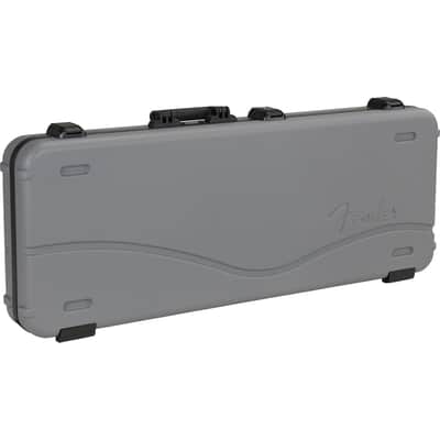 Fender Deluxe Molded Case Stratocaster / Telecaster Silver / Blue image 1