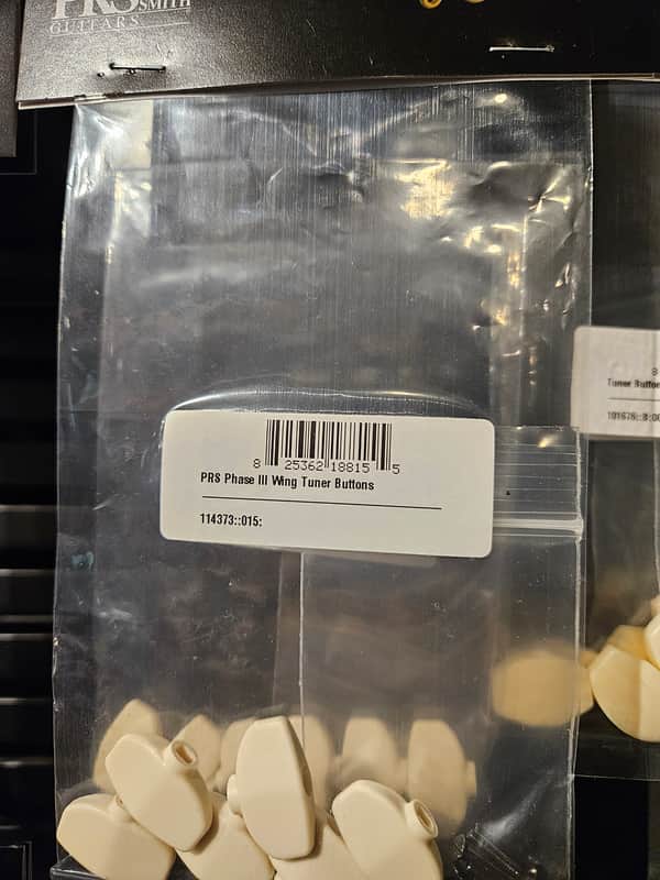 PRS Phase 3 Wing Tuner Buttons - Faux Bone image 1