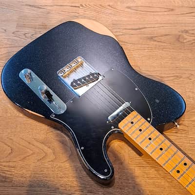 Fender Brad Paisley Road Worn Esquire - Black Sparkle image 5