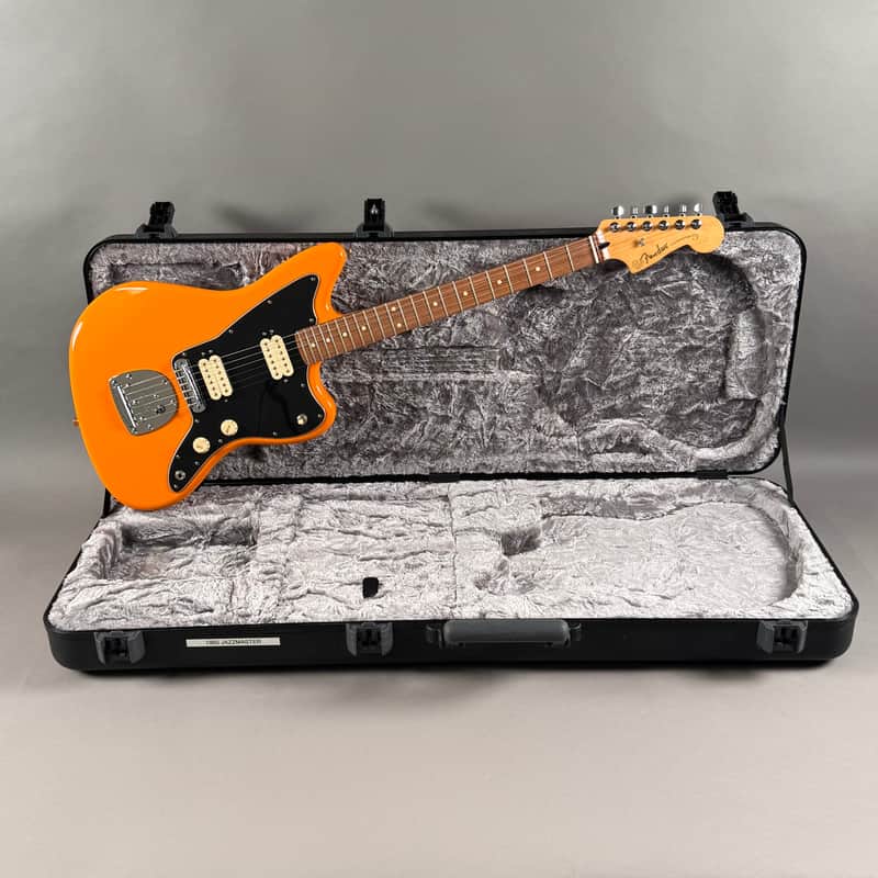 2021 Fender Player Jazzmaster HH Capri Orange W/ HSC image 1