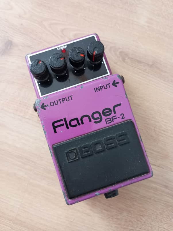 Boss BF-2 Flanger 1984-1990 (Green Label) Made In Japan | Reverb