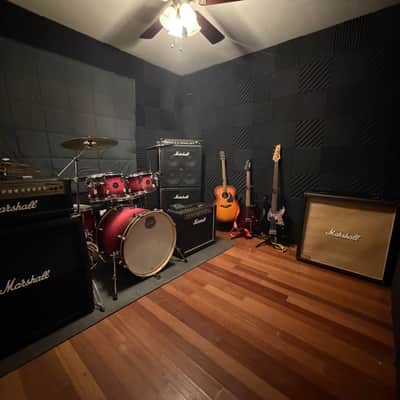 1986 Marshall JCM 800 Bass Series Model 1580 1x18" 400 Watt 8 ohm Speaker Cabinet Original Celestion G18Q-400 Speaker image 6