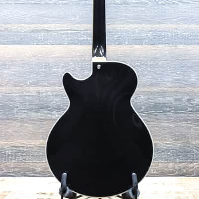 D'Angelico Premier SS Black Flake Laminated Maple Body Electric Guitar w/Bag image 3