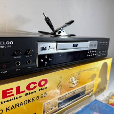 Belco MD-2100 Karaoke System DVD Mic Input Midi w/ Remote Vintage EU PLUG image 2
