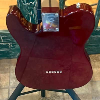 2026 Fender Player II Telecaster Mexi Electronic Guitar Transparent Cherry image 15