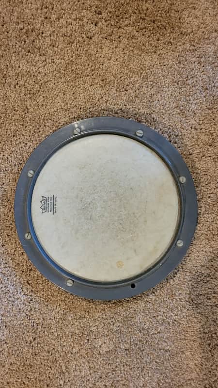 Remo Practice Pad - Tunable Ambassador Coated Drum Head 8" 2010s - Gray image 1